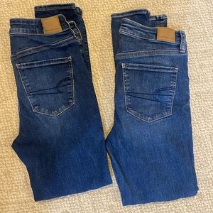 American Eagle Outfitters next level stretch skinny jeans